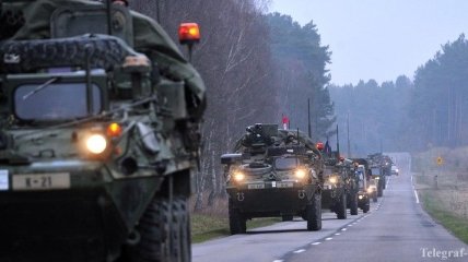 Три колонны военной техники США въедут в Чехию