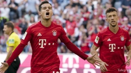 Коутиньо и Перишич забивают за Баварию - победа мюнхенцев 4:0 (Видео)