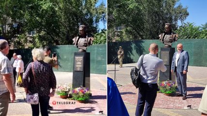 Оккупанты установили памятник НКВД-шнику Павлу Судоплатову