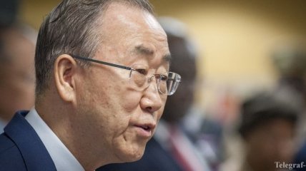 Пан Ги Мун: ООН выступает за мирное разрешение конфликта на Донбассе