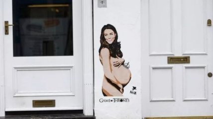 В Лондоне появились граффити обнаженной беременной Кейт Миддлтон (ФОТО)
