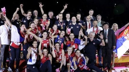 Сборная Сербии впервые стала чемпионом мира по волейболу