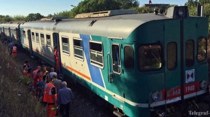 В Италии произошло лобовое столкновение двух поездов