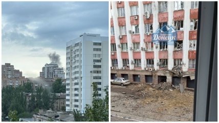 Наслідки вибухів у Донецьку