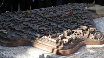 На Пасху в Тернополе презентовали исторический макет центра города