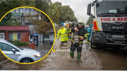 Наслідки екстремального дощу в Одесі