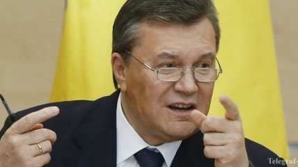 Виктор Янукович сломал ручку на пресс-конференции (Видео) 
