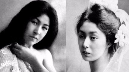 Молодые гейши в студийных портретах начала XX века (Фото)