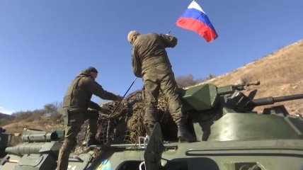 Из Нагорного Карабаха начался выход российских военных