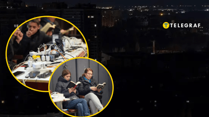 В Одессе уже второй день полный блекаут. Фото ГСЧС