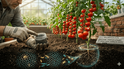 Увеличить урожайность помидоров в теплице поможет биоуголь