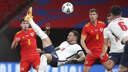 Нокаут вратаря и гол ударом через себя - в обзоре матча Англия - Уэльс (видео)