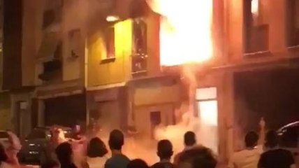 В Испании произошел пожар в доме из-за взрыва газа