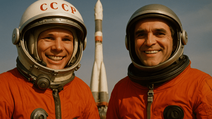 Двоє перших: Гагарін та Каденюк