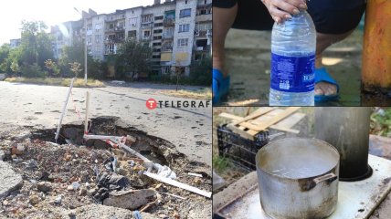 Жителям Славянска приходится исхитрятся, чтобы иметь возможность помыться и поесть