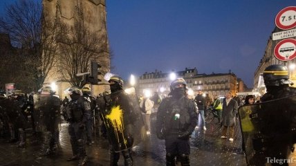 По данным МВД количество участников акции "желтых жилетов" во Франции сократилось