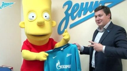 Питерский "Зенит" подписал контракт з Бартом Симпсоном