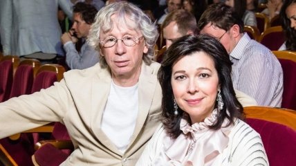 На фото - Аркадий Укупник с женой Натальей