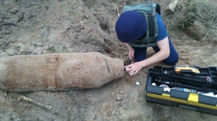 В Киеве нашли 250-килограммовую бомбу