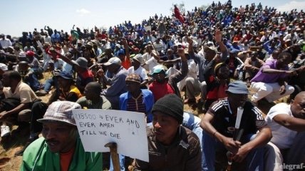 Волна шахтерских забастовок обошлась ЮАР в $1,2 млрд 
