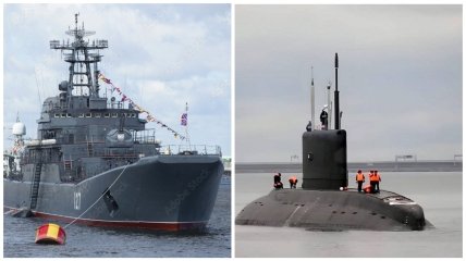 ВДК "Мінськ" та підводний човен "Ростов-на-Дону"