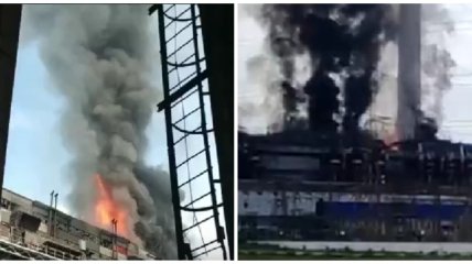 На Новочеркасской ГРЭС произошел пожар