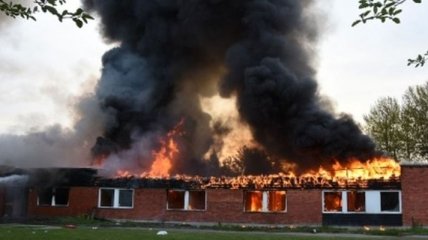 В Швеции сгорел приют для беженцев