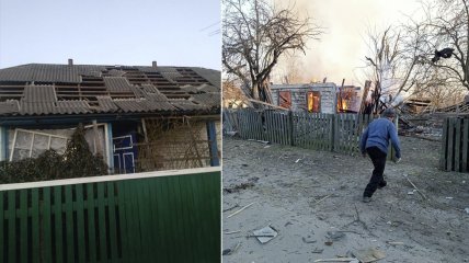 Зруйновані будинки на Житомирщині