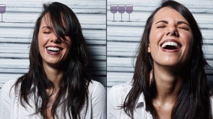 Бразильский фотограф показал, как выглядят люди до и после нескольких бокалов вина (Фото)