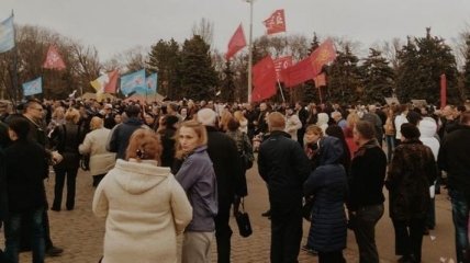 На Юго-Востоке Украины проходят акции протеста 