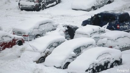 В ГСЧС рассказали, сколько авто застряли в снежном плену Киева