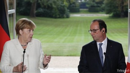 Меркель встретилась с Олландом перед саммитом ЕС