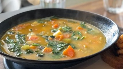 Рецепт дня: вегетарианский суп "Оранжевый"
