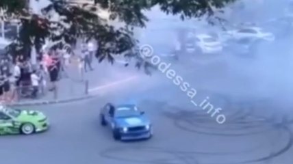 Недолго дрифтовали: любителей скорости жестко наказали за переполох в центре Одессы (видео)