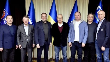 Андрій Павелко зустрівся із президентами 4 клубів Першої ліги