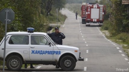 В Болгарии перевернулся грузовик с людьми