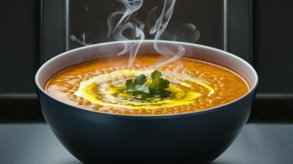 Чечевичный суп не только вкусен, но и полезен (изображение создано с помощью ИИ)