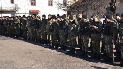 Из Львова в зону АТО отправились 75 бойцов