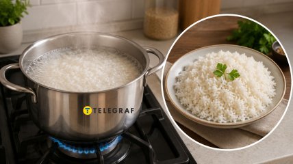 Сваренный рис