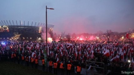 День независимости Польши празднуют десятками протестов и демонстраций