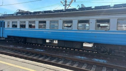 Обстрел железной дороги в Краматорске