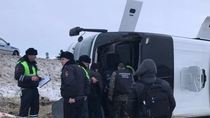 Под Ростовом-на-Дону перевернулся пассажирский автобус, среди погибших ребенок