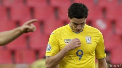 Форвард сборной Украины Яремчук травмировался спустя пять минут игры