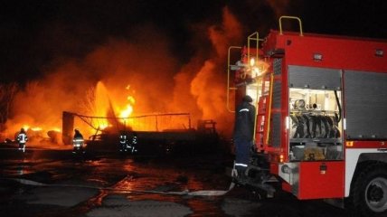  Масштабный пожар в Кропивницком: трое человек пострадали