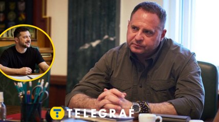 Владимир Зеленский (слева) и Андрей Ермак (справа)