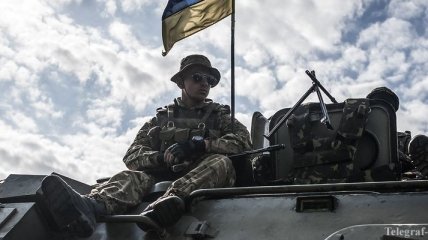 Украинским военнослужащим удалось захватить у террористов целый арсенал