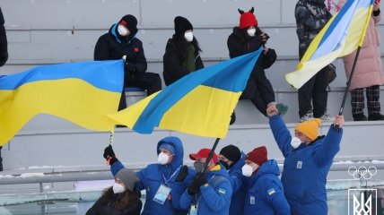 Поддержка украинских олимпийцев