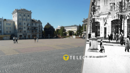 "Днистер" находился на Театральной площади