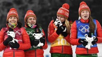 Биатлон на ОИ. Бьорндален прокомментировал успех Беларуси в женской эстафете