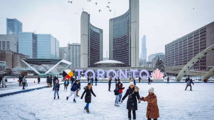 Зима в Торонто